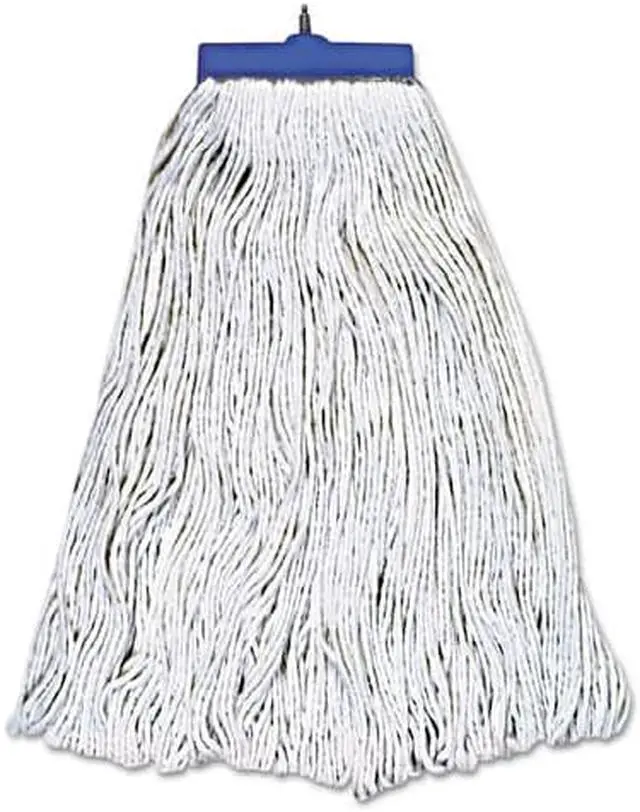 Alt view image 2 of 4 - Mop Head, Lie-Flat Head, Rayon Fiber, 24oz, White, 12/Carton 824R