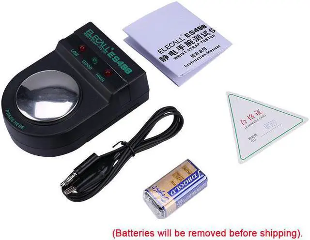 Alt view image 4 of 6 - ES498 Electrostatic Strap Tester Anti Static Anti-Static Wrist Strap Measurement Wrist Strap Tester