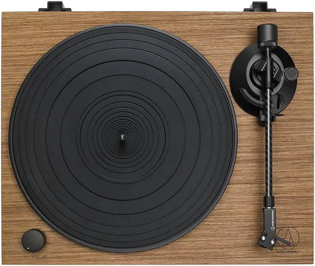 Alt view image 8 of 20 - AudioTechnica AT-LPW40WN Fully Manual Belt-Drive Turntable (Walnut)