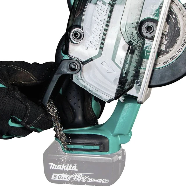Alt view image 5 of 7 - Makita XSC03Z 18V LXT Lithium-Ion Cordless 5-3/8 in. Metal Cutting Saw with Electric Brake and Chip Collector (Tool Only)