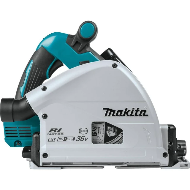 Alt view image 9 of 15 - Makita X2 Lithium-Ion 6-1/2 Inch Cordless Plunge Circular Saw Kit