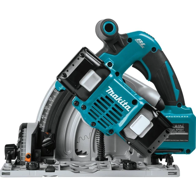 Alt view image 11 of 15 - Makita X2 Lithium-Ion 6-1/2 Inch Cordless Plunge Circular Saw Kit