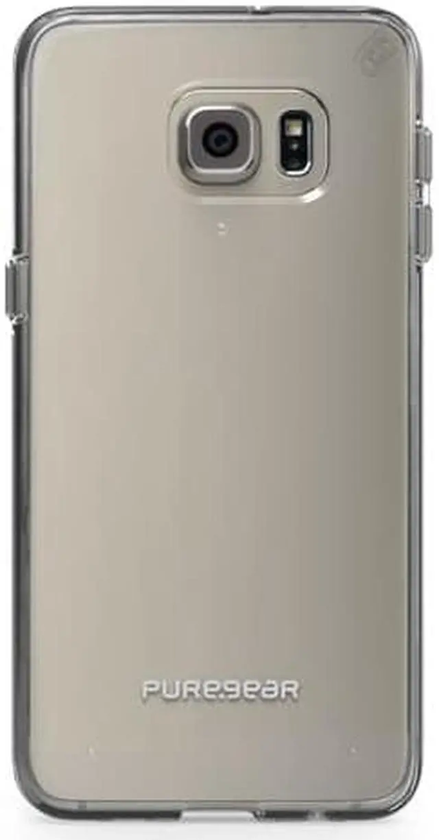 Alt view image 6 of 12 - PureGear Slim Shell Case for Samsung Galaxy S6 Edge+ - Clear/Clear