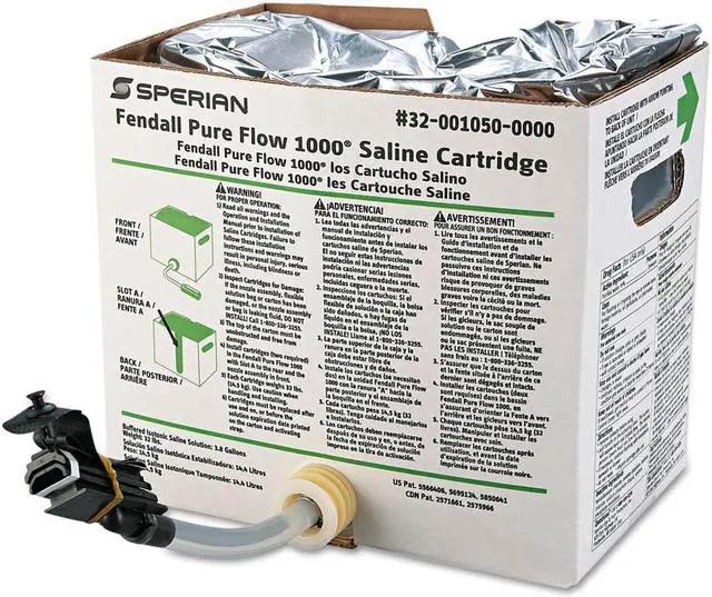 Alt view image 7 of 8 - Fendall Saline Cartridge Refill Set For Pure Flow 1000, 3.5Gal