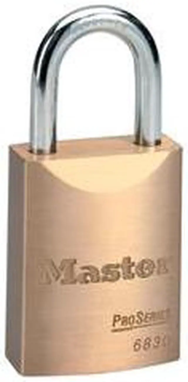 Main image of 470 6830 5 PIN BRASS REKEYABLE PADLOCK KEYED DIFFE 1 EA