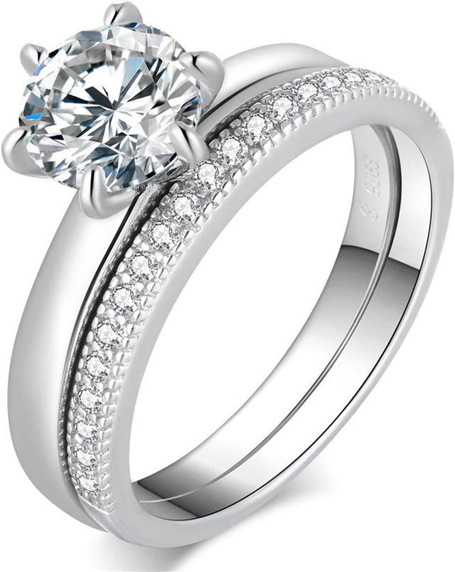 Princess Diamond Engagement Ring for Women 5-stone Ring 14K Gold-G,I1  (G-H/I1-I2) – Glitz Design