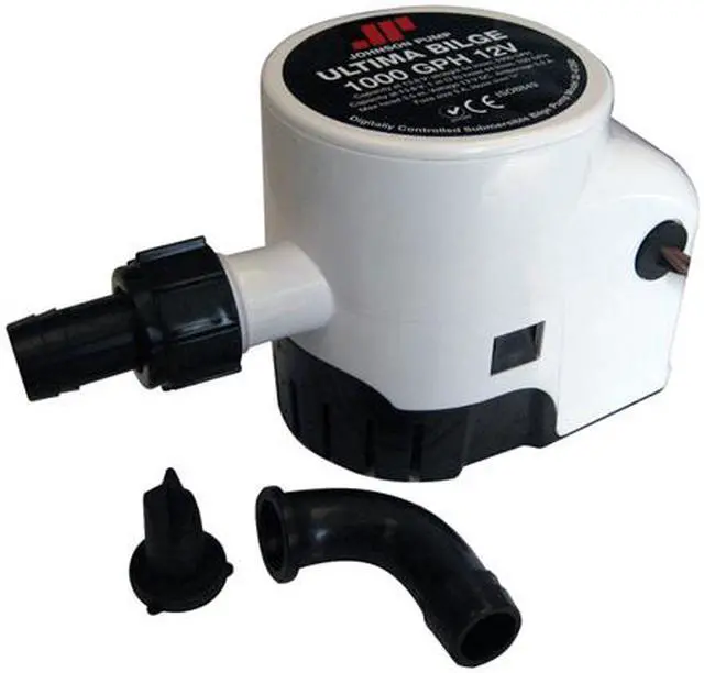 Main image of JOHNSON PUMP ULTIMA BILGE 1000 GPH 3/4" HOSE DURA PORT