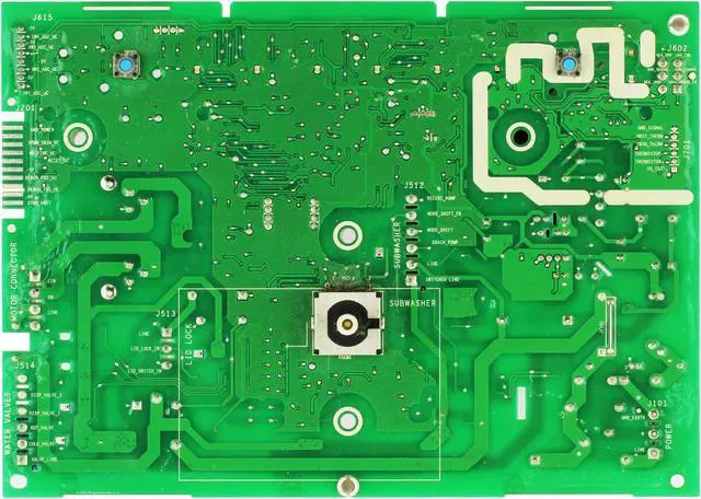 Alt view image 2 of 2 - GE Washer WH18X28174 290D2226G003 UI Control Interface Board