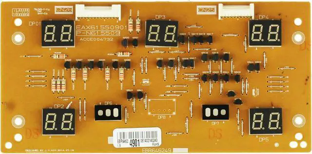 Main image of LG Range EBR64624901 Display Control Board