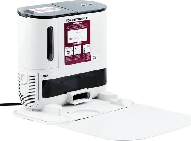 Main image of Shark XDKRV1100 IQ Self Empty Charging Base/Dust Bin/Mat (White)