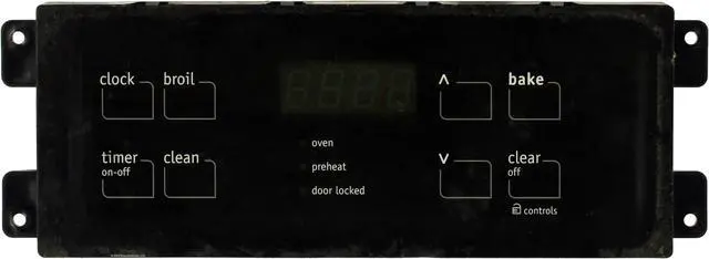 Main image of Electrolux Oven 316557114 Electronic Clock Timer ES200, Black Overlay