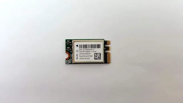 Alt view image 7 of 8 - Dell OEM Wireless 1810 DW1810 WLAN WiFi 802.11AC Bluetooth Wireless Card V91GK