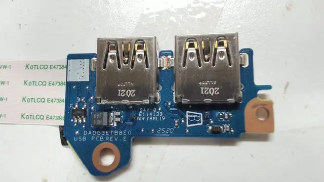 Alt view image 3 of 3 - HP Omen 15-EK 15-EN Series Laptop USB TYPE-A I/O Board With Cable L98742-001