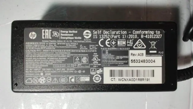 Alt view image 8 of 9 - AC ADAPTER Power Supply Cord Charger for HP 2000-2C29WM 2000-2B19WM 693711-001