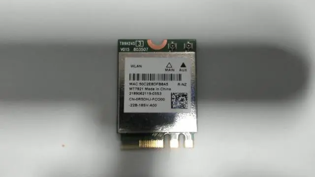 Alt view image 3 of 3 - Mediatek MT7921 Wireless Dual Band WLAN WiFi 802.11ax Wireless Card R5DHJ