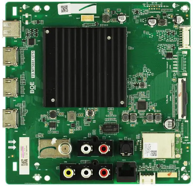 Alt view image 3 of 4 - Vizio V755-J04 Main Board 21201-03490 (TD.MT5691.U751)
