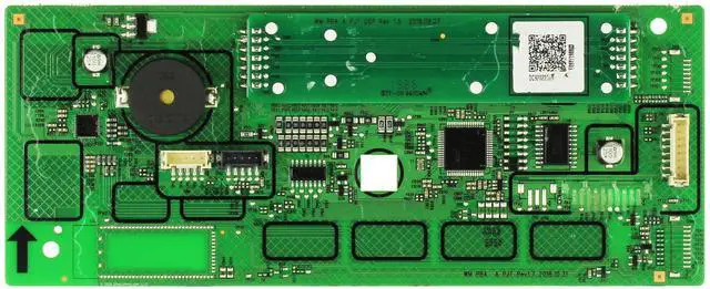 Alt view image 2 of 2 - Samsung Washer DC92-02394D Display Board