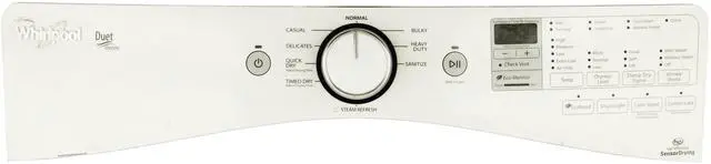 Main image of Whirlpool Dryer W10800226 Top Console