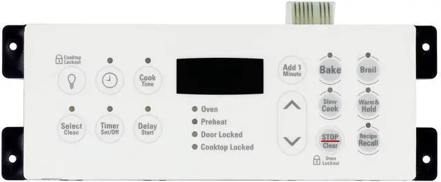 Main image of Kenmore Electrolux Oven 316418503 Electronic Clock Timer ES355, Black Overlay