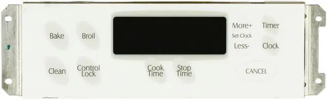 Main image of Maytag Range WP5701M556-60 7601P553-60 Control Panel White Overlay