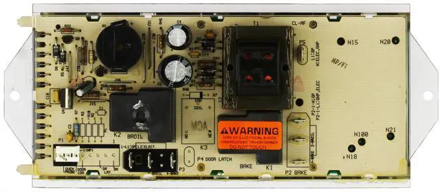 Alt view image 2 of 2 - Whirlpool Range 3196250 Control Board W/ Black Overlay