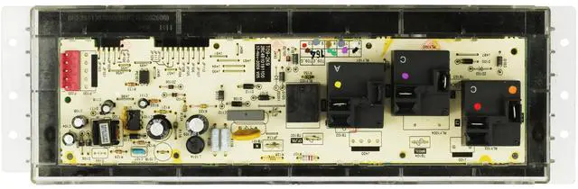 Alt view image 2 of 2 - GE Oven WB27X26761 164D8450G164 Control Board  - Black Overlay