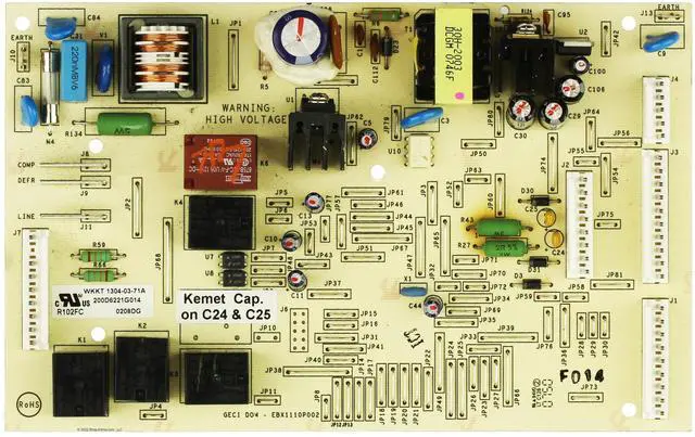 Main image of GE Refrigerator WR55X10699 200D6221G014 Main Control Board Assembly