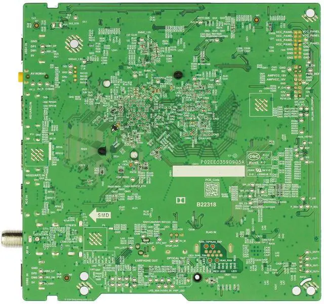 Alt view image 2 of 2 - Toshiba Main Board 343405 for 75C350LU