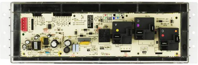 Alt view image 2 of 2 - GE Oven WB27X26540 164D8450G153 Control Board  - Black Overlay