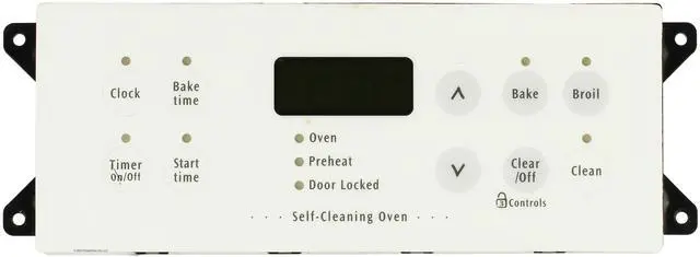 Main image of Electrolux Oven 316418201 Electronic Clock Timer, White Overlay