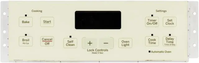 Main image of GE Oven WB27T11486 Control Board - White