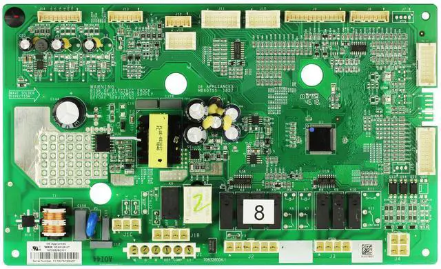 Main image of GE Refrigerator WR55X31877 197D8528G101 Main Control Board Assembly