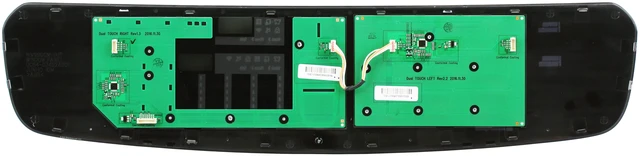 Alt view image 2 of 2 - Samsung Washer DC64-03492A Window Display Panel Assembly-Black