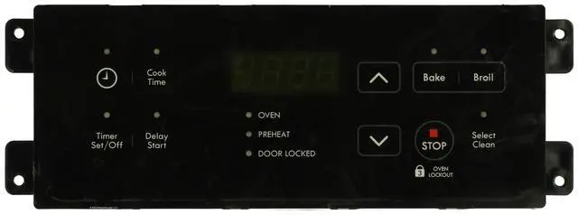 Main image of Electrolux Oven 316557118 Electronic Clock Timer ES305, Black Overlay