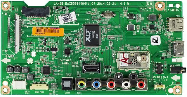 Main image of LG EBT63034612 Main Board for 49LB5550-UY