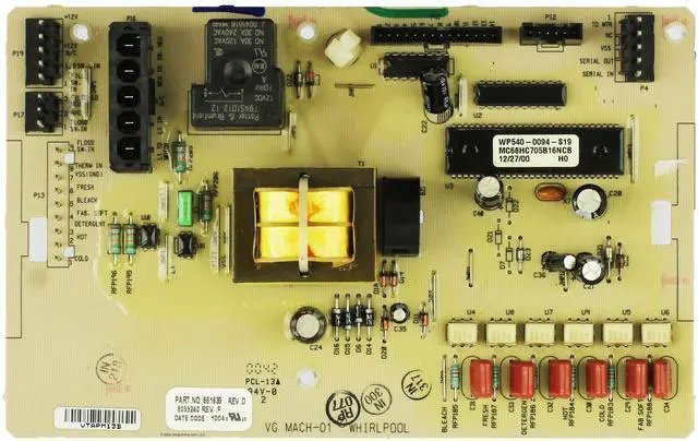 Main image of Whirlpool Washer 661639 Main Control Board