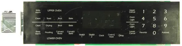 Main image of Whirlpool Range 8507P201-60 Control Board - Black Overlay