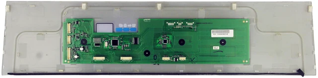 Alt view image 2 of 2 - Samsung Washer DC92-01863A Console Control Panel - Black Overlay