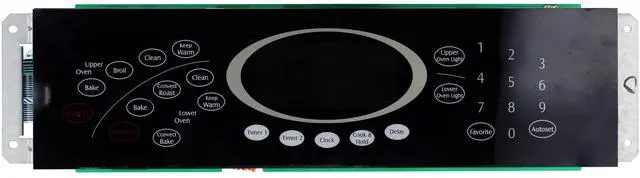 Main image of Whirlpool Oven WPW10172705 W10172705 Control Board - Black Overlay