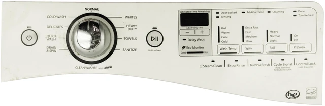Main image of Whirlpool W10446398 WPW10635635 Control Panel