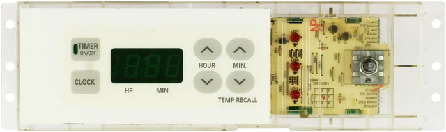 Main image of GE Oven WB27K10048 183D7277P003 Control Board - White Overlay