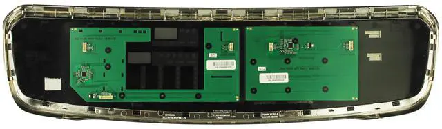 Alt view image 2 of 2 - Samsung DC64-03530A Washer Window Display Panel Assembly-Black