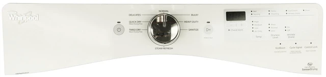 Main image of Whirlpool Dryer W10895888 Control Panel