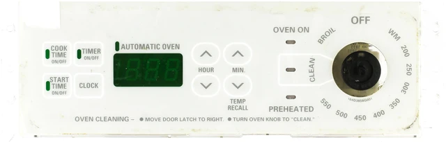 Main image of GE WB27T10101 164D3762P001 Oven Control Board - Black Overlay
