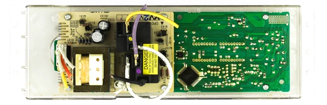 Alt view image 2 of 2 - GE WB27T10101 164D3762P001 Oven Control Board - Black Overlay