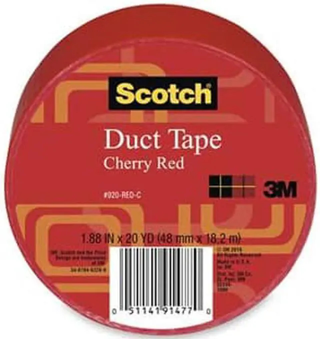 Alt view image 2 of 20 - 3M 920-RED-C 1.88" x 20 Yards Red Duct Tape