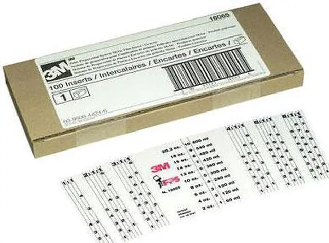 Main image of 3M PPS Mix Ratio Mylar Film Insert 600 mL GENERIC STANDARD Size 100pk 16065
