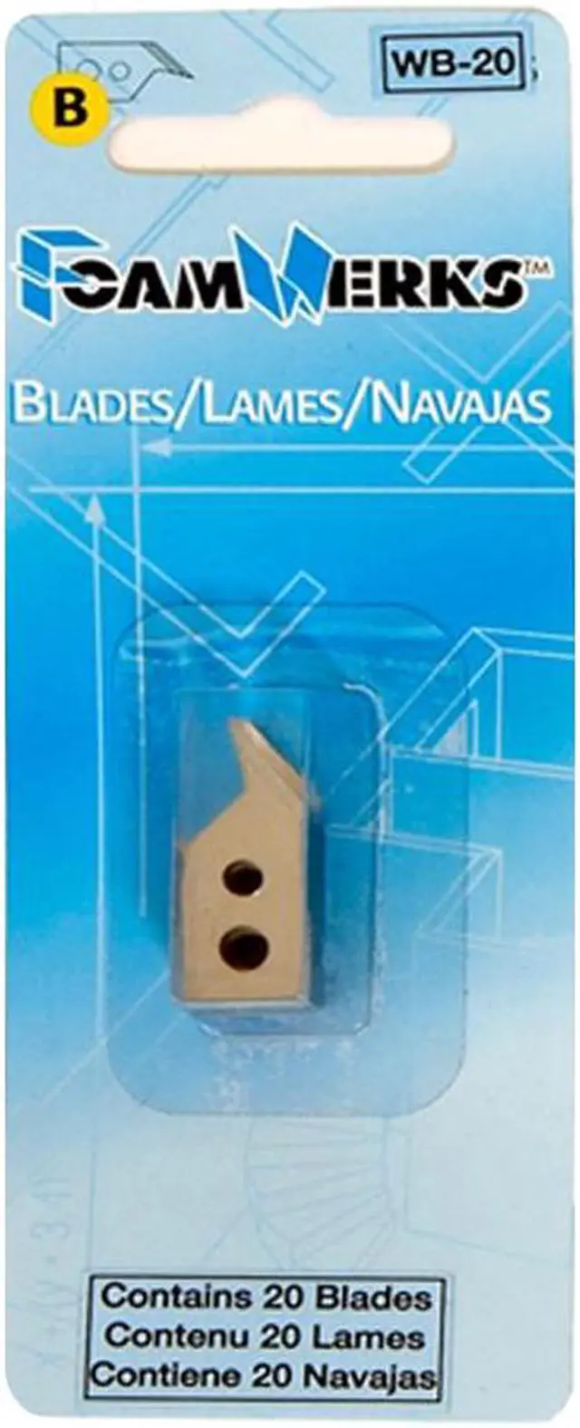 Alt view image 2 of 4 - Logan WB-20: FoamWerks Replace Blade B