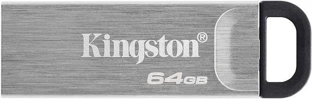 Alt view image 2 of 4 - Kingston 64GB DataTraveler Kyson DTKN 64G USB 3.2 Gen 1 Metal Flash Drive DTKN/64GB with OEM USB Lanyard
