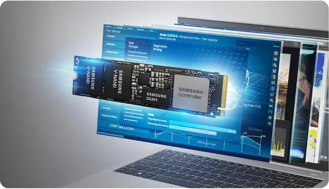 Alt view image 4 of 4 - Samsung SSD PM9A1 M.2 2280 512GB PCIe Gen4 x4 TLC NVMe 6900MB/s Client Internal Solid State Drive MZVL2512HCJQ-00$00/07